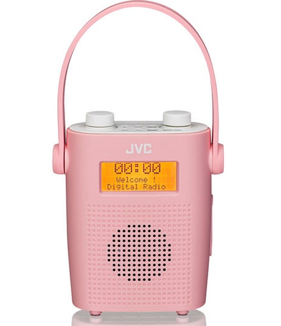 Jvc Ra D11 P Portable Dab Fm Bathroom Shower Clock Radio Pink Mains Jvc Ra D11 P Portable Dab Digital Fm Clock Shower Radio Pink