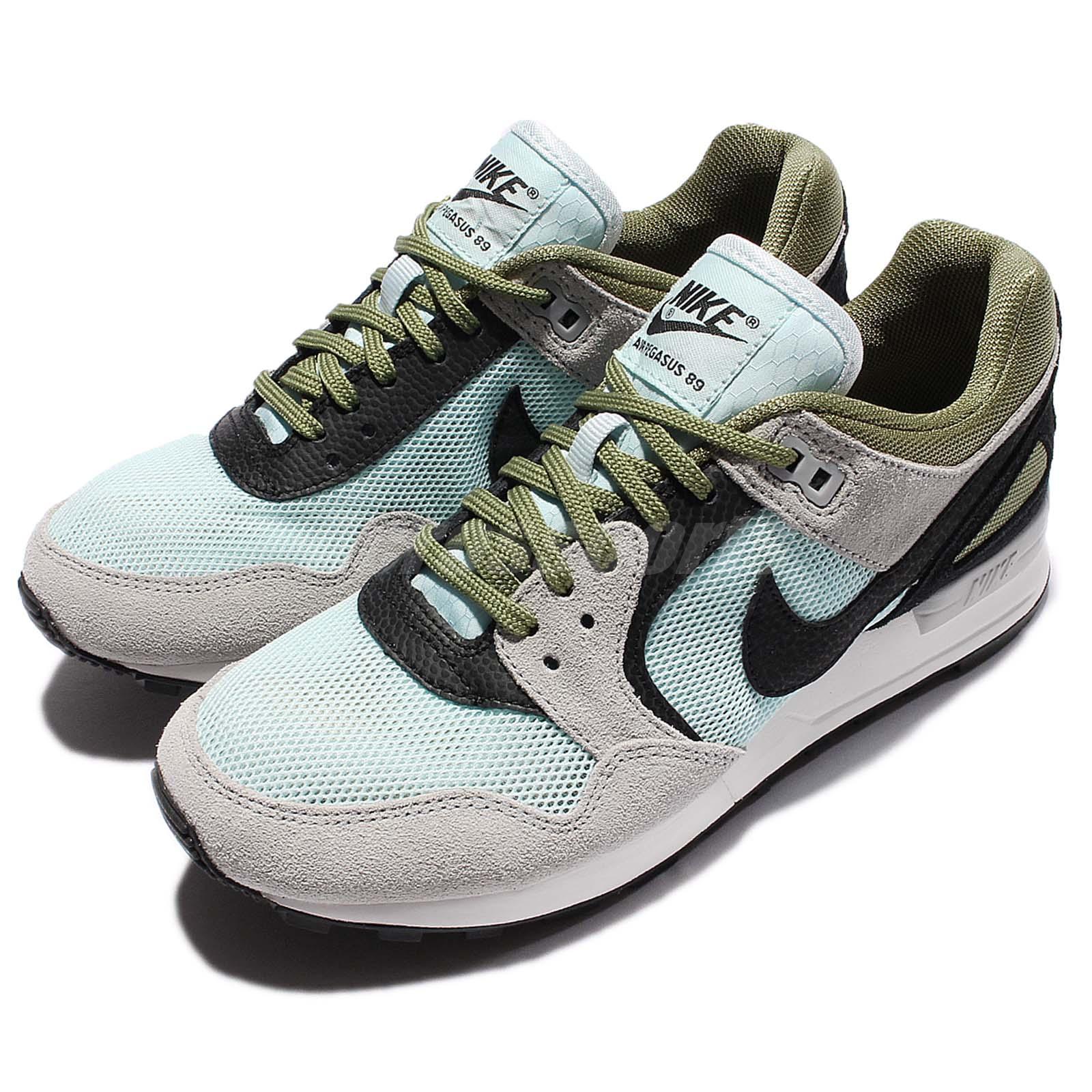 Wmns Nike Air Pegasus 89 Grey Black Green Women Vintage Shoe Sneakers 844888403 Wmns Nike Air Pegasus 89 Grey Black Green Women Vintage Shoe Sneakers 844888403