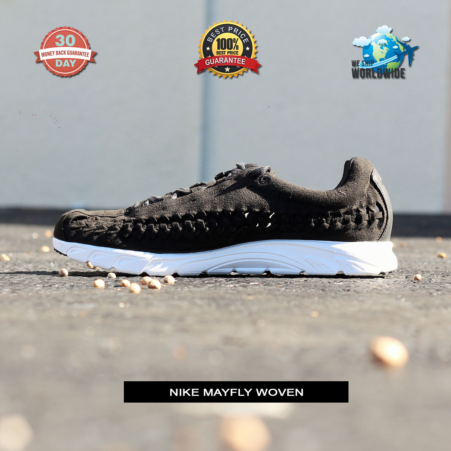 Nike Mayfly Woven 2018 negro Summit blanco 833132 001hombresSize 9 Nike Mayfly Woven 2018 negro negro negro Summit blanco 833132 001hombresSize 9 52cf87