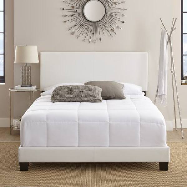Premier Sutton Upholstered Faux Leather Platform Bed Frame King Size Premier Sutton Upholstered Faux Leather Platform Bed Frame King Size Modern