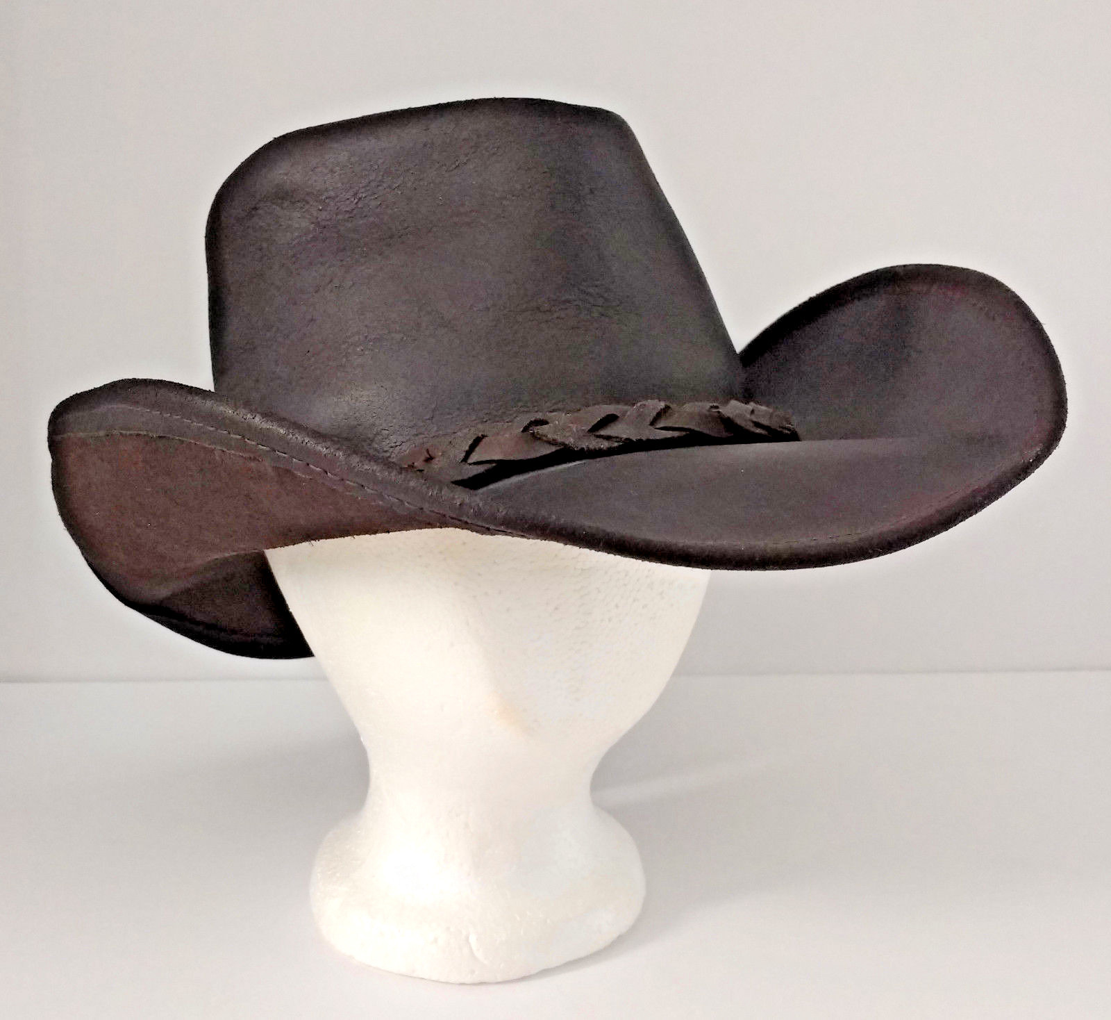 mens leather hat styles