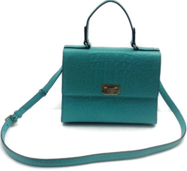 Kate Spade Orchard Valley Doris Croc Embossed Leather Bag Turquoise Nwt 448 Kate Spade Orchard Valley Doris Croc Embossed Leather Bag Turquoise
