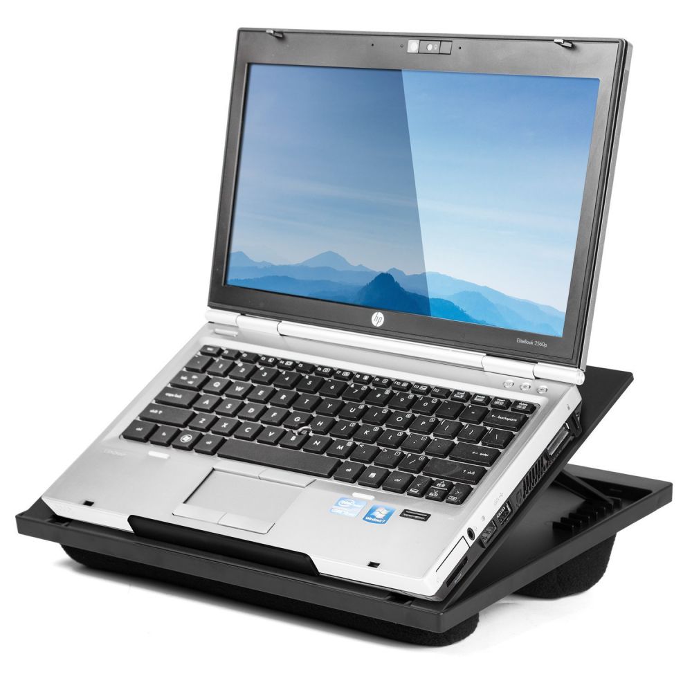 Laptop Computer Tablet Stand Lap Desk Adjule Dual Microbead Picture 1 Of 7