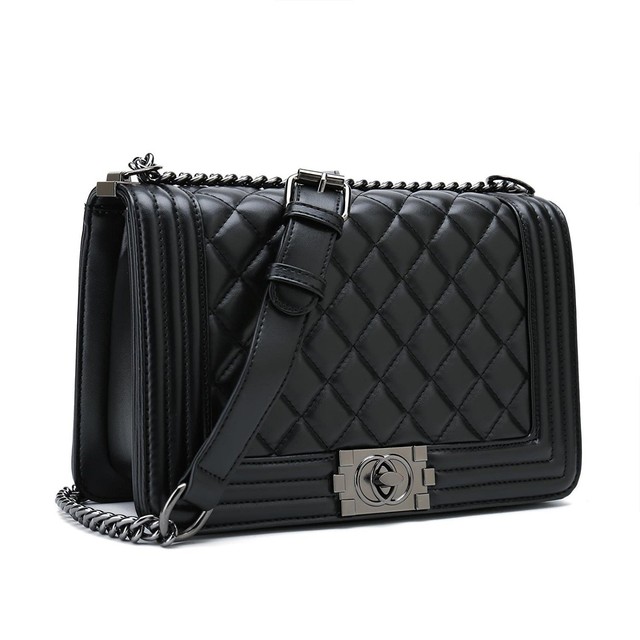 Belle Vannes Women S Leather Quilted Chain Shoulder Bags Crossbody Belle Vannes Women S Leather Quilted Chain Shoulder Bags Crossbody Handbags