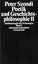 Poetik und Geschichtsphilosophie 2 Peter Szondi Taschenbuch Deutsch 1987