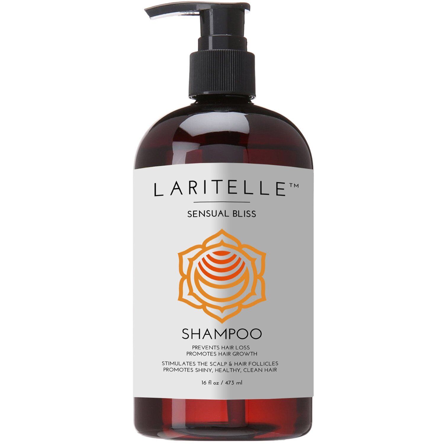 Laritelle Organic Shampoo 16 Oz Hair Loss Prevention Clarifying