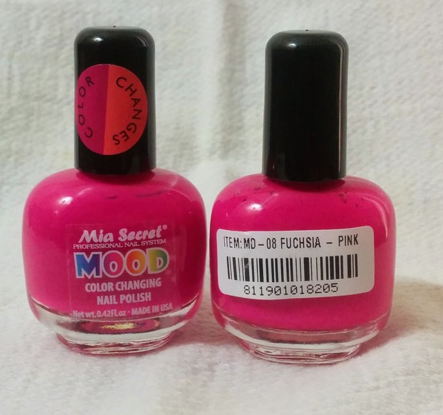 5 Pcs Mia Secret Mood Color Changing Nail Polish Lacquer Usa Picture 5 Of