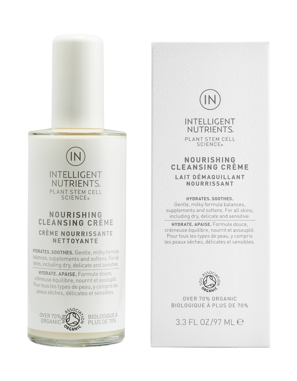 Intelligent Nutrients Gentle Cleansing Lotion, 3 fl oz Juice Beauty 2-ounce Green Apple Peel Full Strength