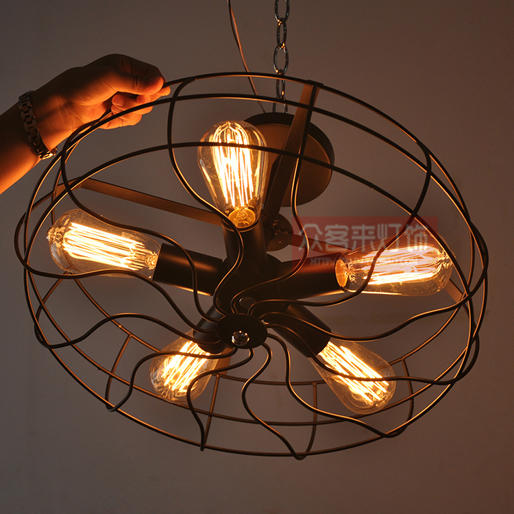 Ceiling Fan Pandent Vintage Edison Lamp Bar Restaurant Picture 1 Of 4