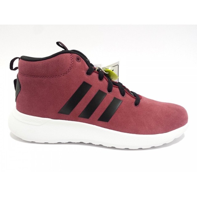 Adidas Neo CF LITE RACER MID CG5705 Suede Bordeaux scarpe uomo moda Adidas Neo CF LITE RACER MID CG5705 Suede Bordeaux scarpe uomo moda