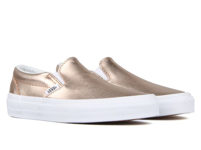 metallic gold slip on vans metallic gold slip on vans