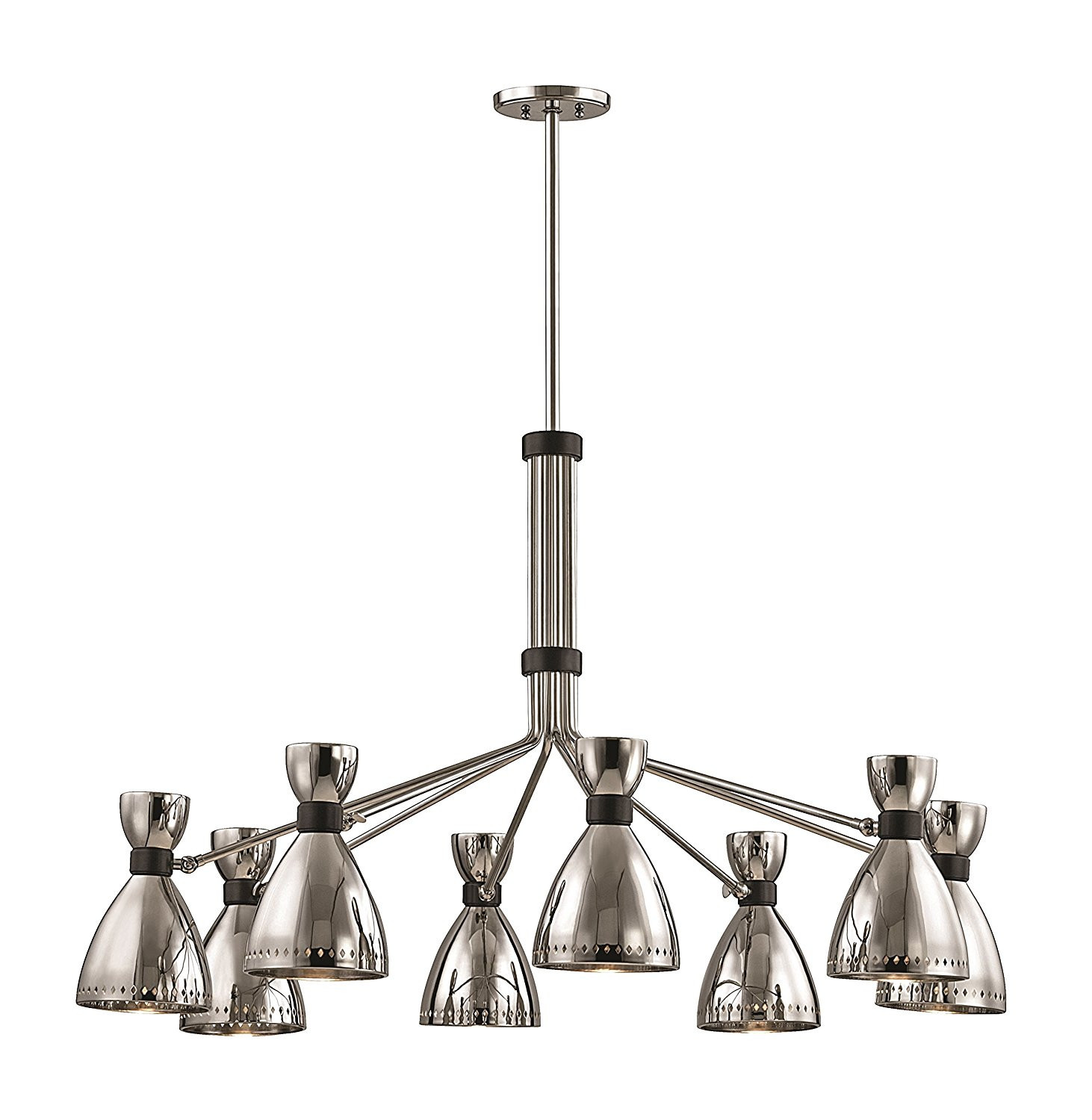 Hudson Valley Lighting 4148 Pn Solaris 8 Light Chandelier Polished Picture 1 Of