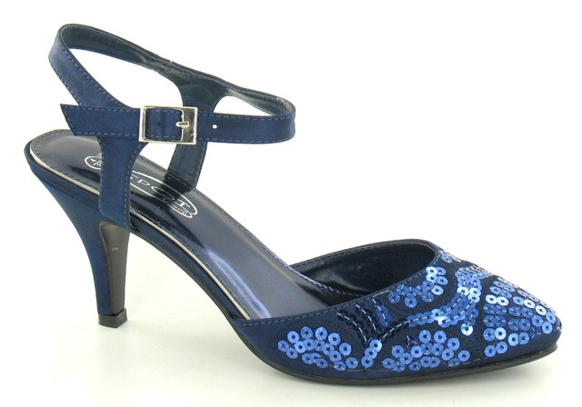 da donna in raso cinturino alla caviglia Dcollet con paillettes bordo F9664 da donna in raso cinturino alla caviglia Dcollet con paillettes bordo F9664