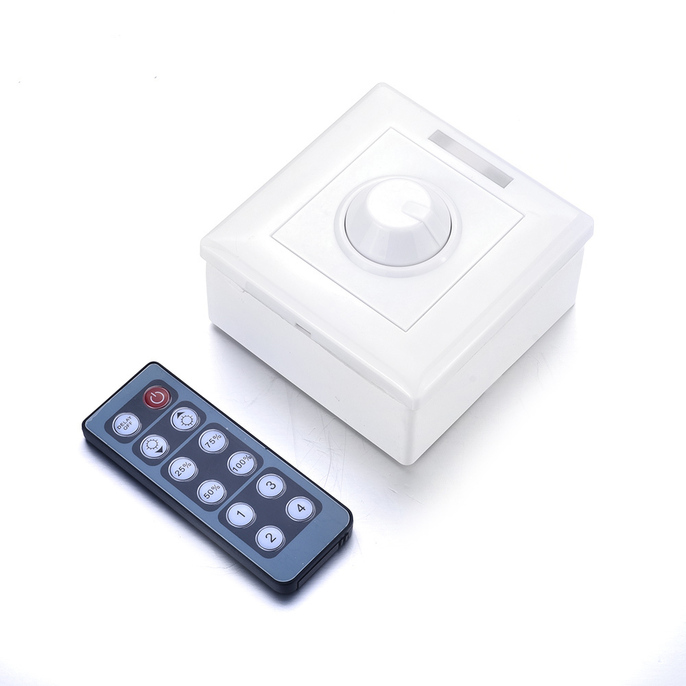 12 Key Ir Remote Led Light Dimmer Brightness Control Wall Switch Picture 1 Of 6