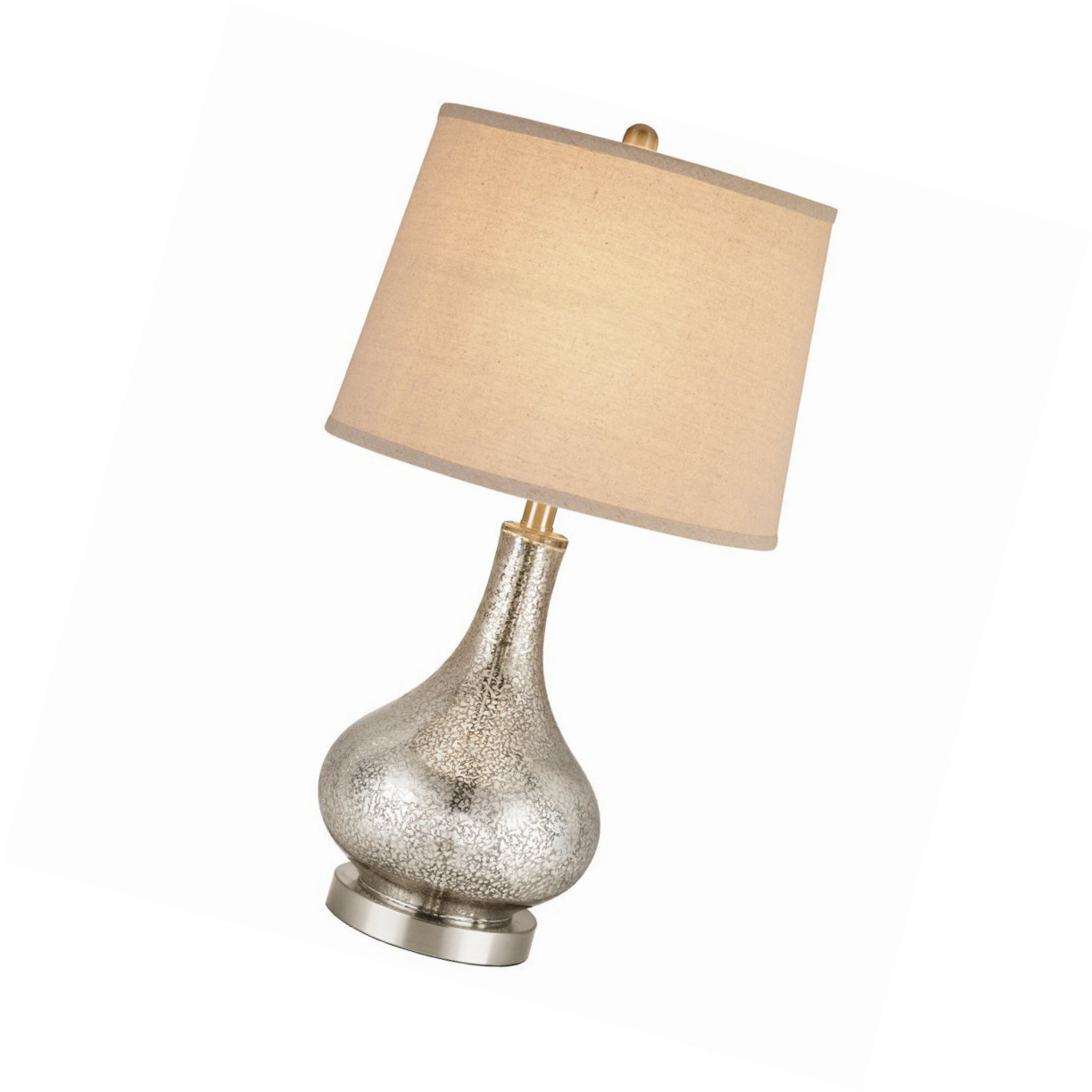 Illuminada 19560 000 Modern 3 Way Mercury Glass Gourd Table Lamp Picture 1 Of 7