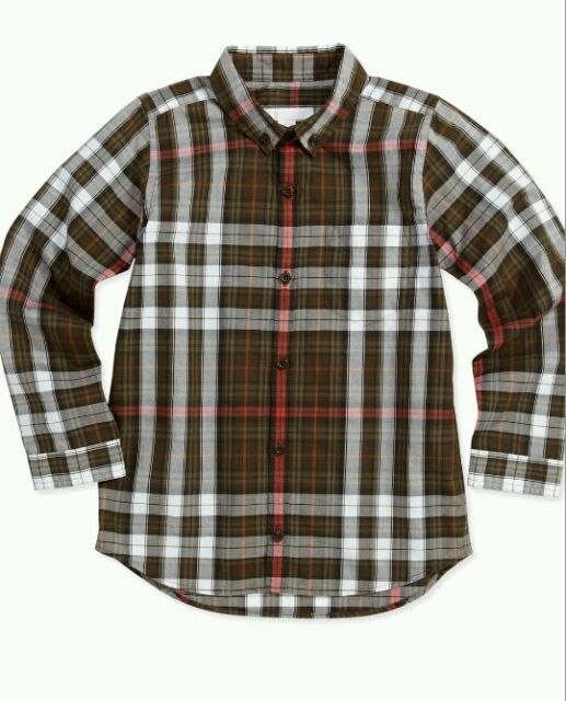 burberry shirt brown