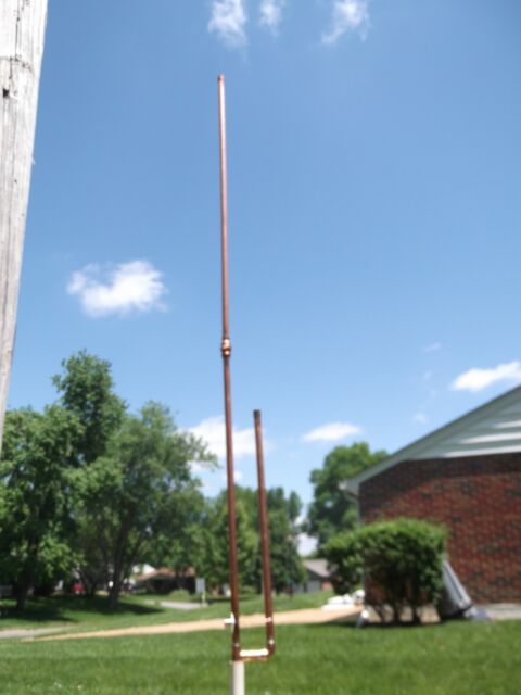 2 Meter Dual Band Collapsible Copper J Pole Antenna ...