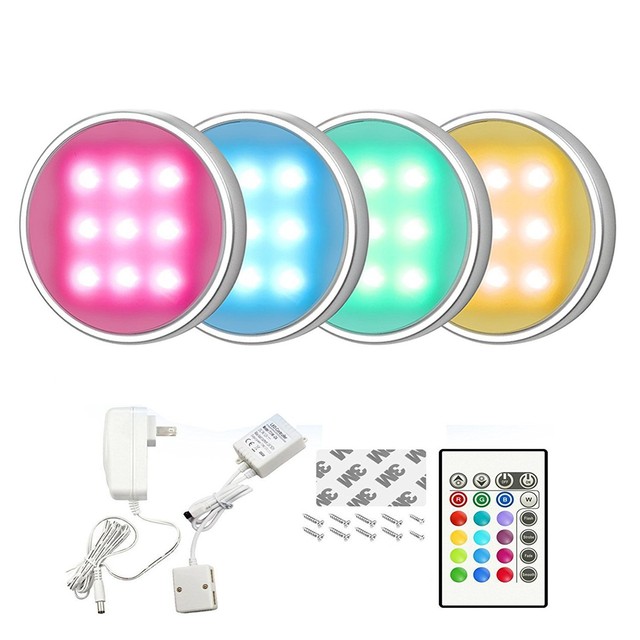 Rgb Led Kitchen Under Cabinet Lighting Kit Multicolor Wall Lamps Rgb Led Kitchen Under Cabinet Lighting Kit Multicolor Wall Lamps Remote Control