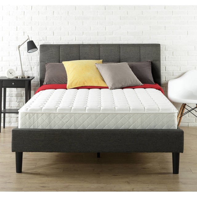 Slumber 1 8 Inch Coil Spring Mattress Full Size Bed Bedroom In A Twin Size 8 Mattress In A Box Slumber 1