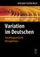 Variation im Deutschen Stephen Barbour