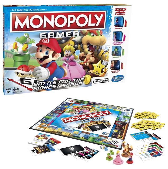 Monopoly Gamer Nintendo Super Mario Board Game Hasbro 2017 Monopoly Gamer Nintendo Super Mario Board Game Hasbro 2017