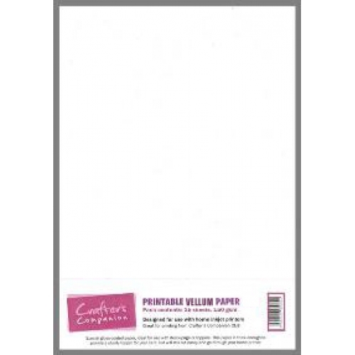 Crafters Companion Printable Vellum Paper - 15 Sheets | eBay