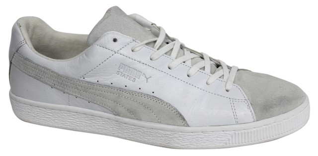 NUOVA linea donna unisex Puma Stati Scarpe Da Ginnastica in Pelle Blu Taglia UK 5 NUOVA linea donna unisex Puma Stati Scarpe Da Ginnastica in Pelle Blu Taglia UK 5