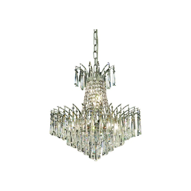 Elegant Lighting 8032d19c Rc Victoria Mini Chandelier In Chrome Ebay Elegant Lighting 8032d19c Rc Victoria Mini Chandeliers Chrome