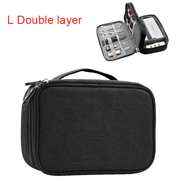 Travel Electronic Accessories Cable Organizer Bag Case Sd Cards Travel Electronic Accessories Cable Organizer Bag Case Sd Cards Flash Drive Wire L Black Ebay