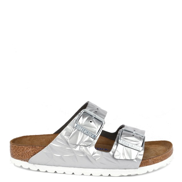 Birkenstock Arizona Sfb Spectral Silver Leather Silver Silver Birkenstock Arizona Sfb Spectral Silver Leather Silver Silver