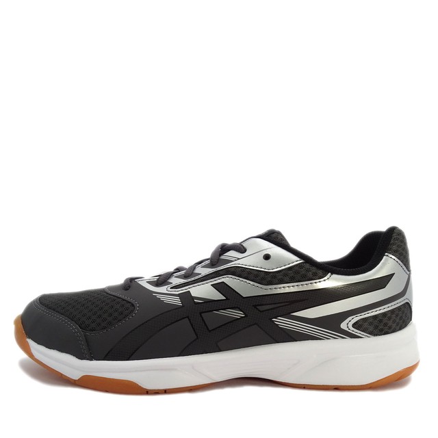Asics Upcourt 2 II Dark Grey Black Silver Men Badminton Volleyball B705Y 9590 Asics Upcourt 2 II Dark Grey Black Silver Men Badminton Volleyball B705Y 9590