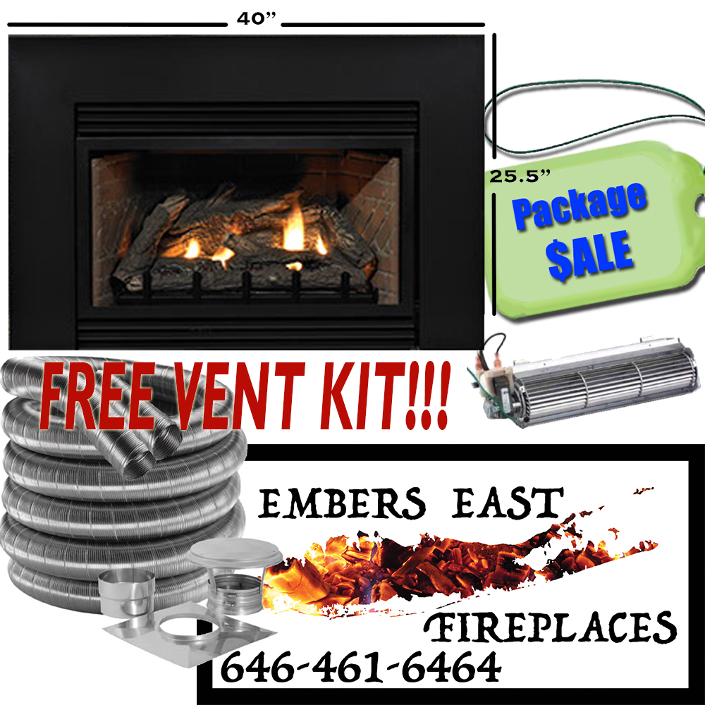 Empire Innsbrook Dv25 Direct Vent Fireplace Insert Full Package W Picture 1 Of 2