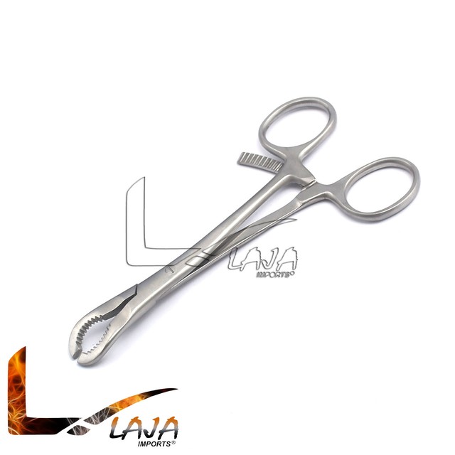 Ratchet With Reduction Bone Holding Forceps 5.5" Orthopedic Surgical