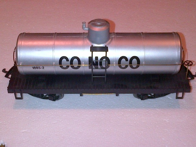 g gauge kalamazoo toy train works 1885 2 conoco silver single dome kalamazoo toy train works