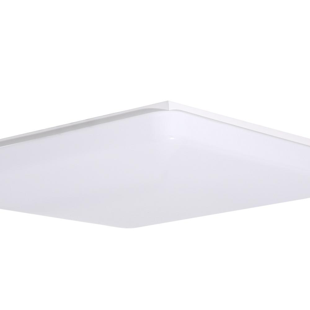 Lithonia Lighting 15 In White Led Low Profile Residential Square Picture 1 Of 6