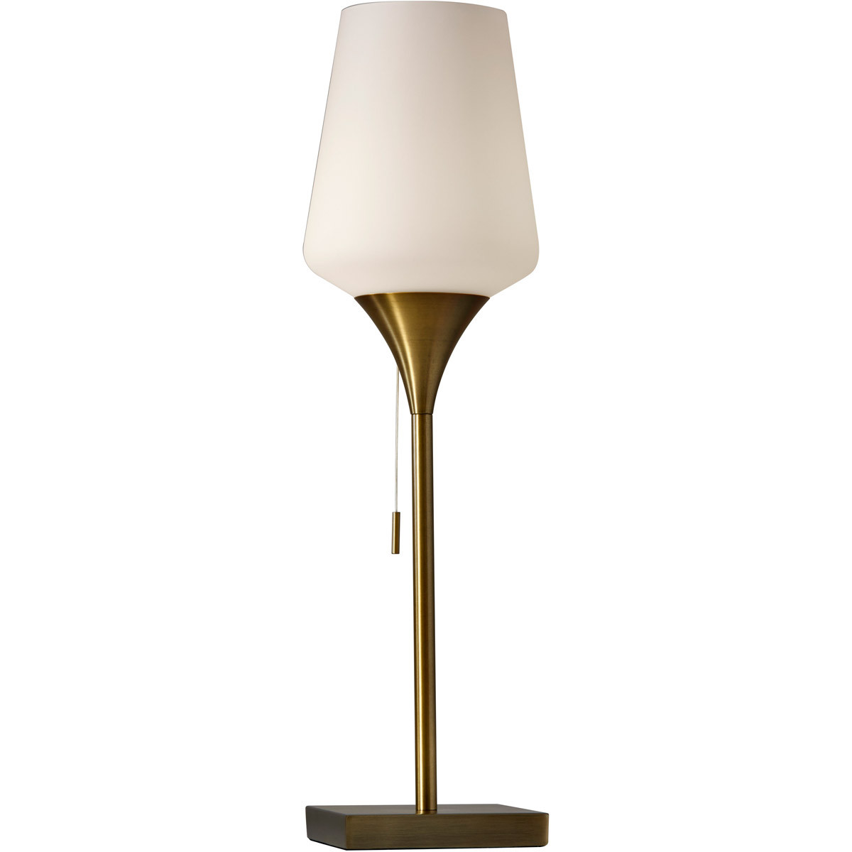 Adesso 4265 21 Roxy 25 Inch 60 Watt Antique Brass Table Lamp Picture 1 Of