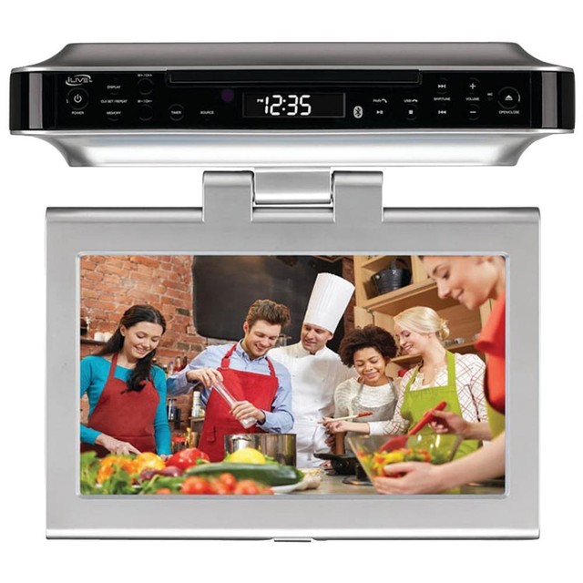 Gpx Iktd1037s 10 Under Cabinet Dvd Cd Bluetooth Player With Fm Gpx Iktd1037s 10 Under Cabinet Dvd Cd Bluetooth Player With Fm Radio