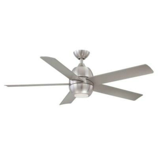 Hampton Bay Yg354 Bn Greco Ii 52 In Brushed Nickel Led Ceiling Fan Picture 1 Of