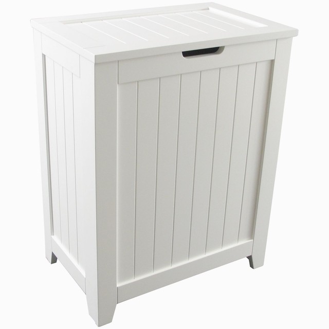 Contemporary Country Cabinet Laundry Hamper Wood Clothes Storage Contemporary Country Cabinet Laundry Hamper Wood Clothes Storage White
