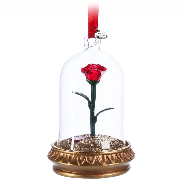 2017 Enchanted Rose Light Up Sketchbook Ornament Disney Beauty The Disney 2017 Sketchbook Beauty Beast Enchanted Rose Light Up Ornament Nib