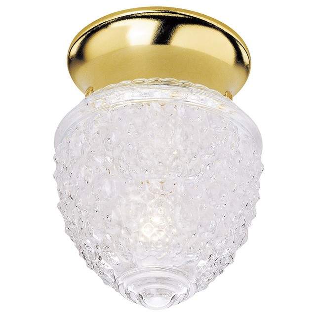 Westinghouse 6665800 One Light Flush Mount Interior Ceiling Fixture Westinghouse 6665800 One Light Flush Mount Interior Ceiling Fixture Polished Br