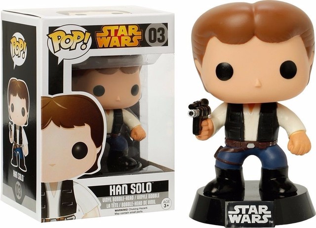 han wars funko pop vinyl 3 figure bobblehead han wars funko pop vinyl 3 figure bobblehead