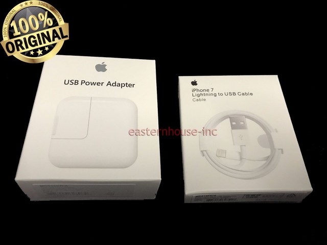 genuine apple 12w usb power adapter wall charger 1m genuine apple 12w usb power adapter wall charger 1m