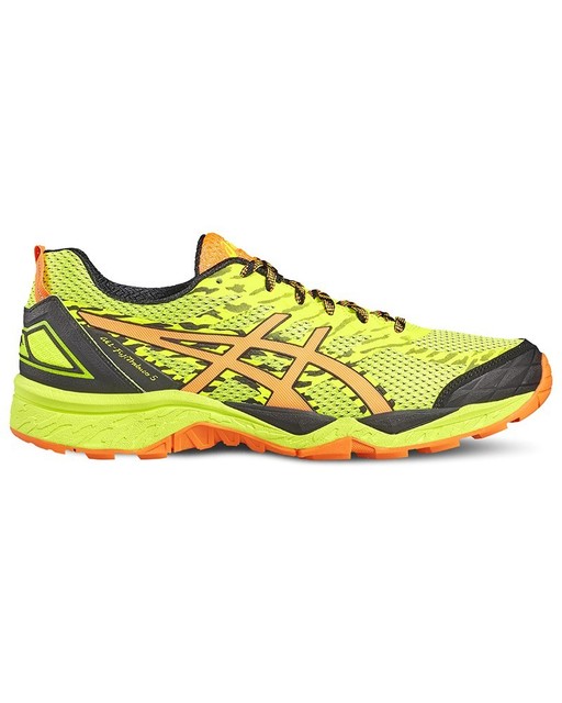 00 Asics Gel Fujitrabuco 5 Scarpe Uomo Safety Yellow/Shocking Orange/Black 00 Asics Gel Fujitrabuco 5 Scarpe Uomo Safety Yellow/Shocking Orange/Black