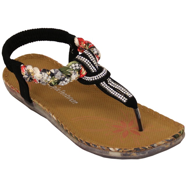 Womens Sling Back Diamante Sandals 61226 Womens Sling Back Diamante Sandals 61226