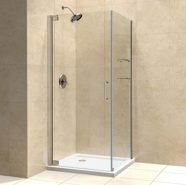 Dreamline Elegance 34 X Inch Frameless Pivot Shower Enclosure