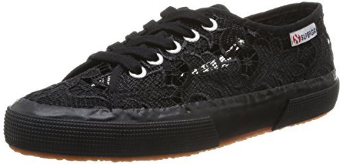 TG. 36 EU Superga 2750 Macramew Scarpe da Ginnastica Donna Nero 996 A9k TG. 36 EU Superga 2750 Macramew Scarpe da Ginnastica Donna Nero 996 A9k