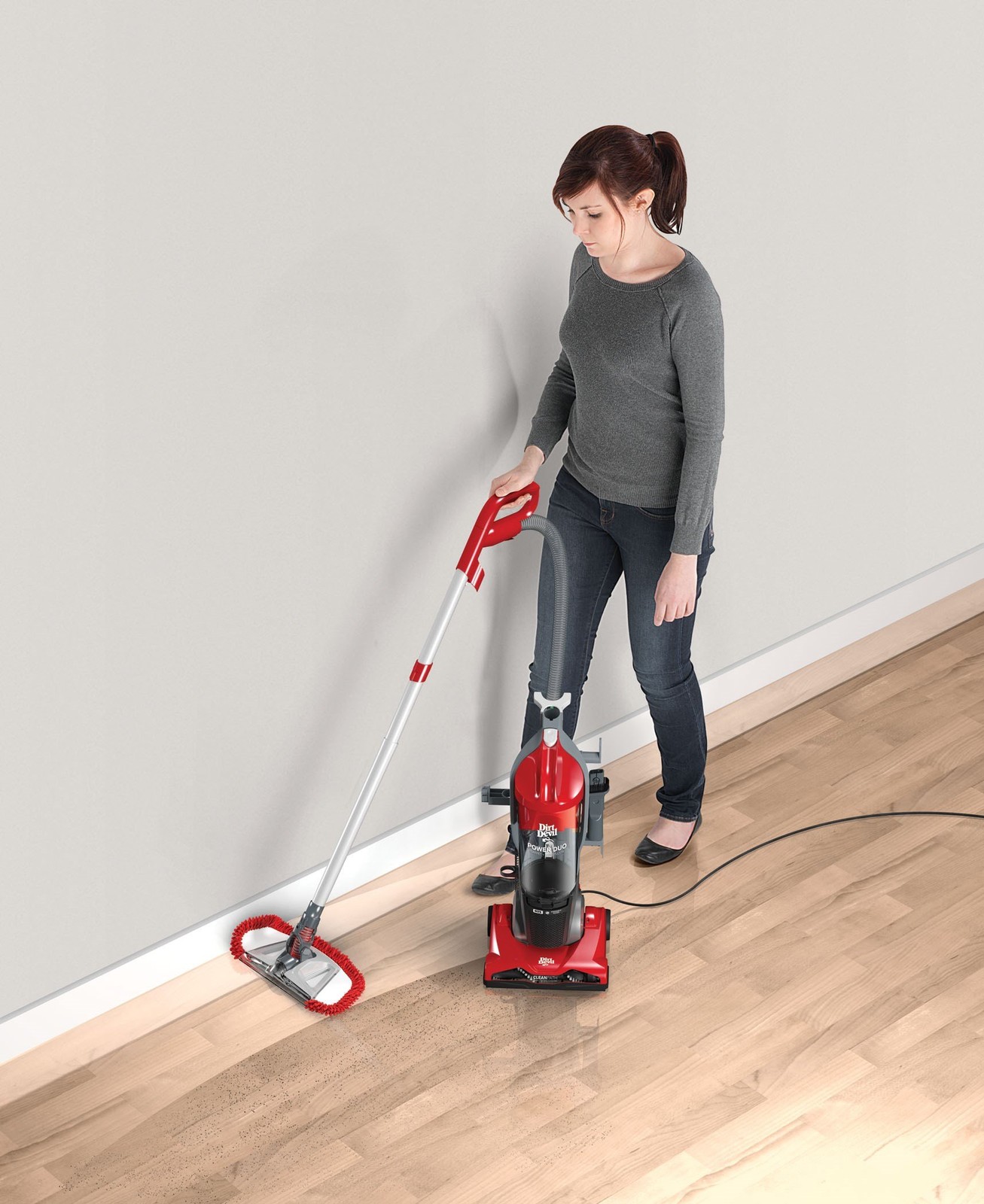 Dirt Devil Power Duo Carpet And Hard Floor Cyclonic Bagless Corded 1