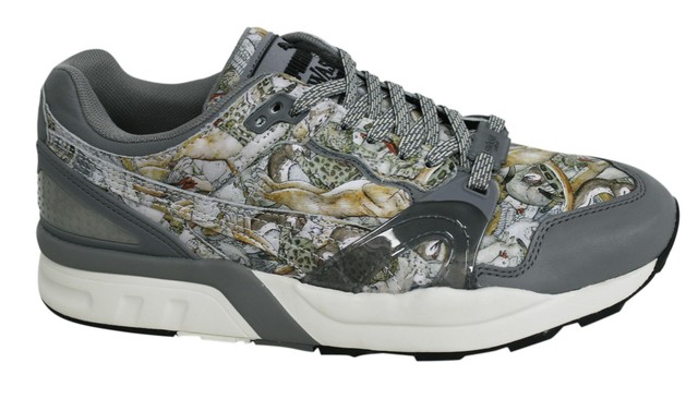 Puma XT2 SWASH London con lacci grigio scarpe da ginnastica in pelle uomo Puma XT2 SWASH London con lacci grigio scarpe da ginnastica in pelle uomo