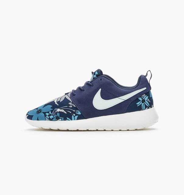 DONNA NIKE ROSHE ONE STAMPA Premium 749986 431 BLU NOTTE fibra di vetro vela DONNA NIKE ROSHE ONE STAMPA Premium 749986 431 BLU NOTTE fibra di vetro vela